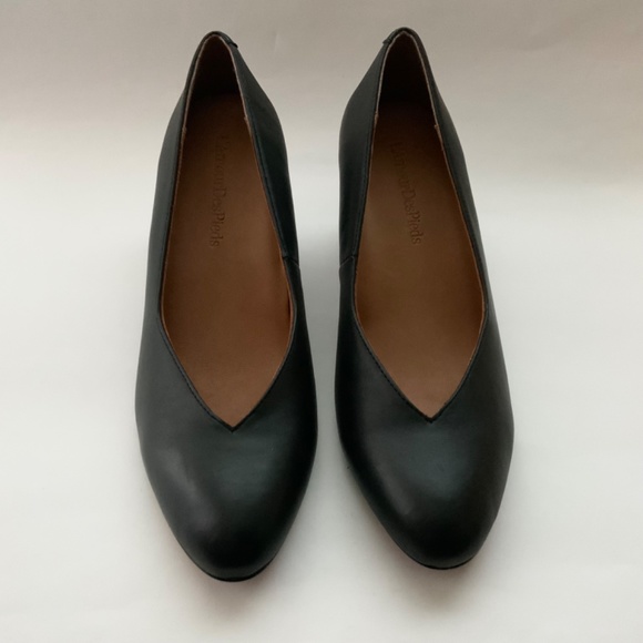 L' AMOUR DES PIEDS WOMEN'S JOZEFA BLACK NAPPA LEATHER PUMPS DRESS SHOES 10 - Picture 7 of 7